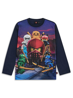 LEGO LEGO Блуза Ninjago 11010889 Тъмносин Regular Fit