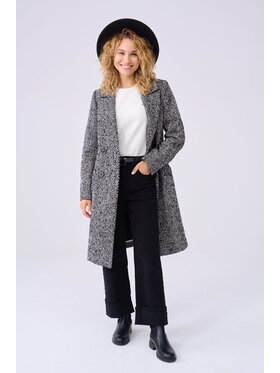 blue shadow blue shadow Płaszcz Malajka BS Czarny Standard Fit