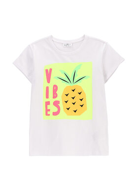 Coccodrillo Coccodrillo T-shirt WC5143204VGD Bijela Regular Fit