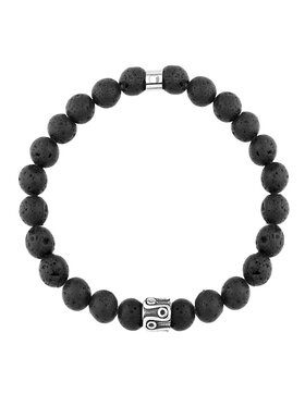 Manoki manoki Bransoletka BA1079B Czarny