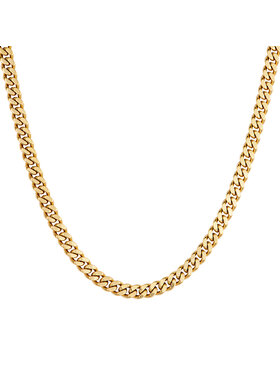 ICED STUFF ICED STUFF Retiazka Curb Cuban Link Zlatá