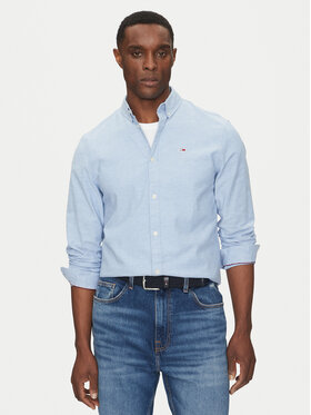 Tommy Jeans Tommy Jeans Hemd Stretch Oxford DM0DM09594 Himmelblau Slim Fit