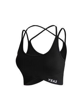 Yeaz Yeaz Top CLASSY Top Czarny Slim Fit