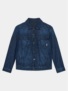 Tommy Hilfiger Tommy Hilfiger Giacca di jeans Oversized Trucker Bleach KB0KB08135 Blu Regular Fit