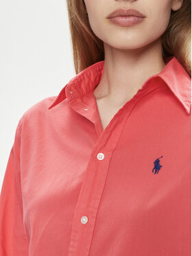 Polo Ralph Lauren Košulja Ls Ligh St 211916277007 Crvena Regular Fit