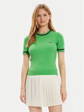 Lacoste Lacoste Džemper AF6946 Zelena Slim Fit