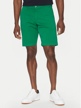 Hechter Paris Hechter Paris Šortky z materiálu 26664 151365 Zelená Regular Fit