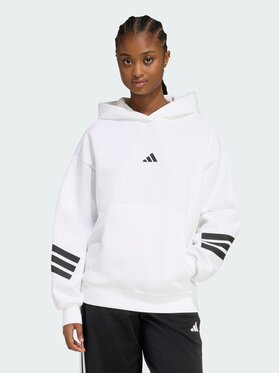 adidas adidas Bluza Future Icons Biały Loose Fit