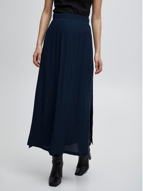 ICHI ICHI Midi krilo 20111830 Modra Regular Fit