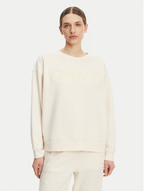 DKNY DKNY Bluza DP5T1140 Écru Regular Fit