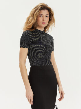 Calvin Klein Jeans Calvin Klein Jeans Тишърт J20J223169 Черен Slim Fit