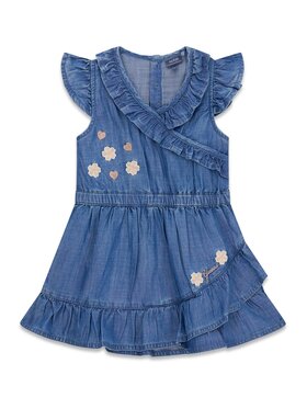 Guess Kids Guess Kids Každodenní šaty 182568 Modrá Classic Fit