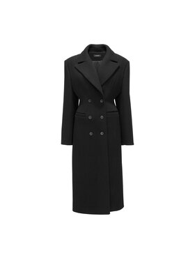 La Mania La Mania Cappotto CONTOUR Nero Classic Fit