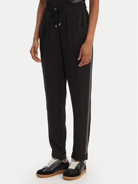 Liu Jo Sport Liu Jo Sport Штани з тканини TA6290 TS923 Чорний Regular Fit