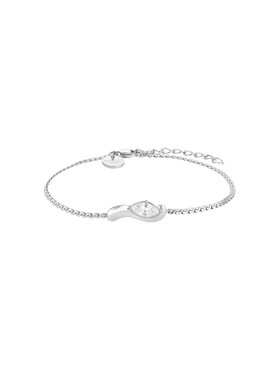 Rosefield Rosefield Bransoletka BOLD WAVE Srebrny