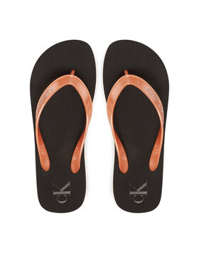 Calvin Klein Jeans Calvin Klein Jeans Japanke Beach Sandal Monologo Tpu YW0YW01719 Zlatna