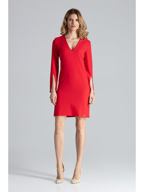 FIGL FIGL Vestito da giorno M550 Rosso Regular Fit