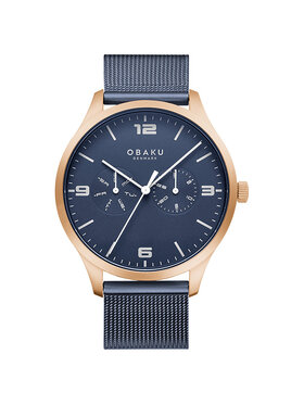 Obaku Obaku Hodinky V249GMVLML Modrá