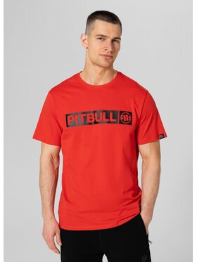PITBULL PITBULL T-Shirt Koszulka Czerwony Regular Fit