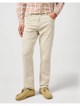 Wrangler Wrangler Spodnie materiałowe TEXAS Beżowy Straight Fit