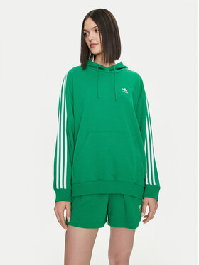adidas adidas Sweatshirt adicolor 3-Stripes IN8398 Vert Oversize