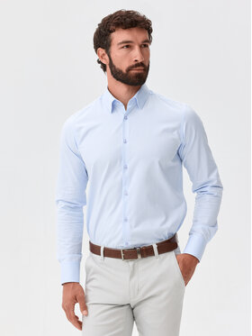 Evenemen Evenemen Koszula Targo G. Sky Square Niebieski Slim Fit