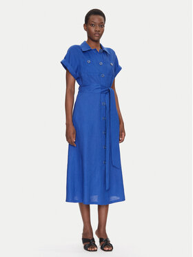 Luisa Spagnoli Luisa Spagnoli Hemdkleid Patrono 542264 Blau Regular Fit