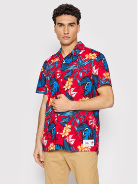 Tommy Jeans Tommy Jeans Camicia Tjm Hawaiian Camp DM0DM12978 Rosso Classic Fit