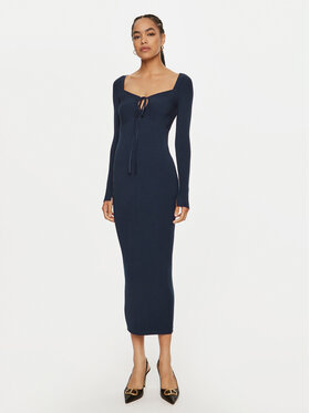 TWINSET TWINSET Rochie tricotată 242TP3081 Bleumarin Regular Fit