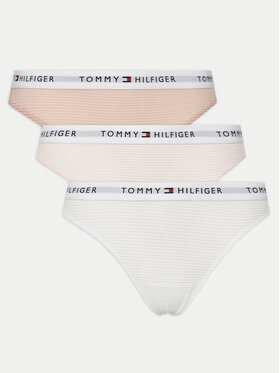 Tommy Hilfiger Tommy Hilfiger Komplet 3 par stringów UW0UW05532 Kolorowy