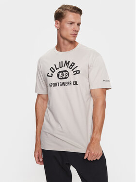 Columbia Columbia T-krekls CSC Basic Logo™ Short Sleeve Brūns Regular Fit