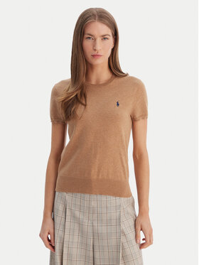 Polo Ralph Lauren Polo Ralph Lauren Marškinėliai 211971872007 Smėlio Slim Fit