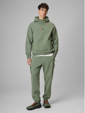 4F 4F Spodnie dresowe NATURE’S TRAIL Khaki Regular Fit
