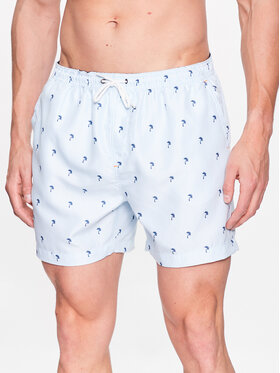 Brave Soul Brave Soul Szorty kąpielowe MSRT-CAPRI Biały Regular Fit