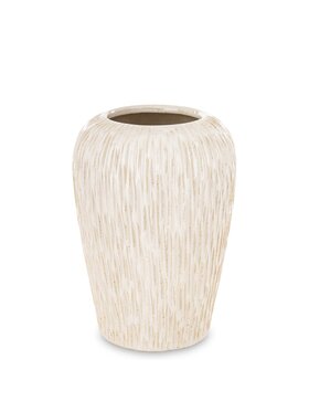 MIAhome MIAhome Wazon osłonka ceramiczna FIBI-3 Biały