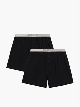 Atlantic Atlantic Bokserki Pima cotton Czarny