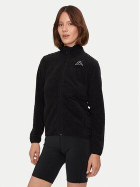 Kappa Kappa Fleecová mikina Savaux 341P7KW Černá Regular Fit