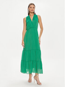 Haveone Haveone Vestito estivo AFF-L010 Verde Regular Fit