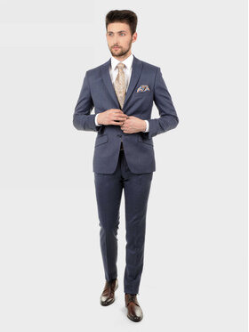 Evenemen Evenemen Garnitur RIVERRO Niebieski Slim Fit