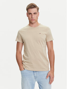 Tommy Jeans Tommy Jeans Tričko DM0DM04411 Béžová Slim Fit