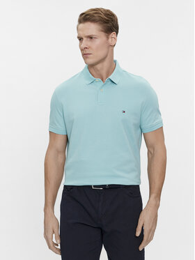 Tommy Hilfiger Tommy Hilfiger Поло 1985 MW0MW17770 Голубий Regular Fit
