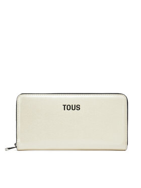 TOUS TOUS Голям дамски портфейл New Dorp 2002103601 Бежов