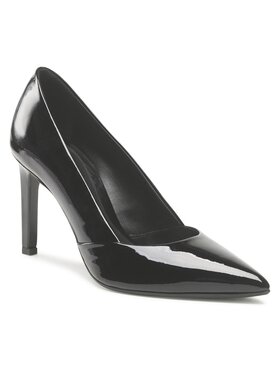 Calvin Klein Calvin Klein Pantofi cu toc subțire Stiletto Pump 90 - Patent HW0HW01633 Negru
