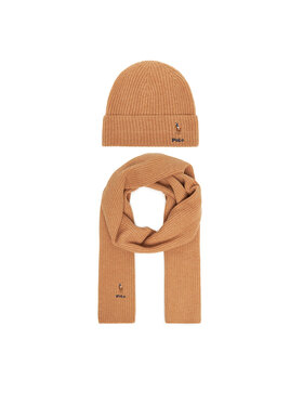 Polo Ralph Lauren Набір Шарф і Шапка 455981430002 Коричневий