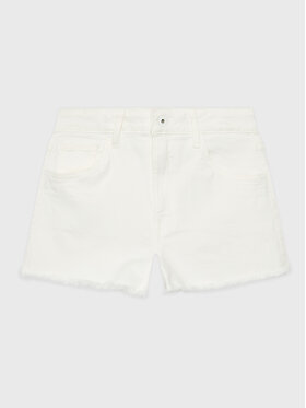 Pepe Jeans Pepe Jeans Τζιν σορτσάκια Patty Short PG800783TR0 Λευκό Regular Fit
