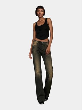 MADE BY SOCIETY MADE BY SOCIETY Spodnie materiałowe SUDDEN Jeans - P27216 Czarny Basic Fit