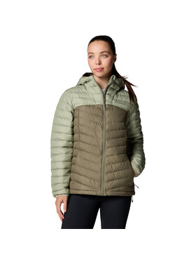 Columbia Columbia Kurtka przejściowa Columbia Westridge Hooded Down Jacket Zielony Regular Fit