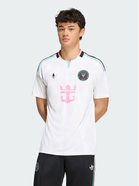 adidas adidas Koszulka techniczna 171424 Biały Slim Fit