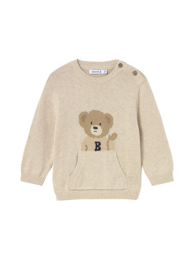 Mayoral Mayoral Pulover 2341 Bej Regular Fit