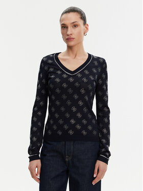 Guess Guess Svetr W5GR07 Z3D60 Tmavomodrá Regular Fit